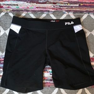 Trendy biker shorts.